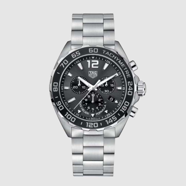 TAG Heuer Men Formula 1 Quartz Chronograph 43 mm in Steel & Ceramic (1)
