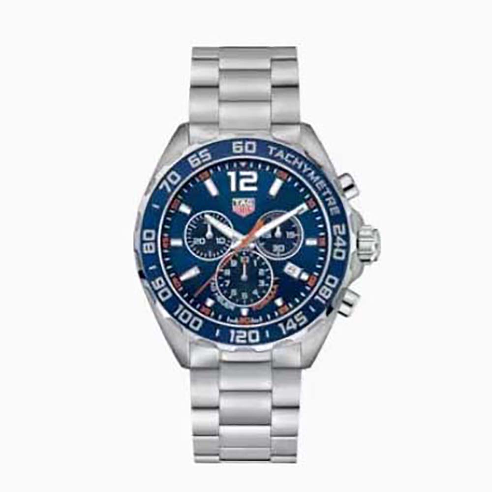 TAG Heuer Men Tag Heuer Formula 1 Quartz Chronograph 43 mm in Steel (1)