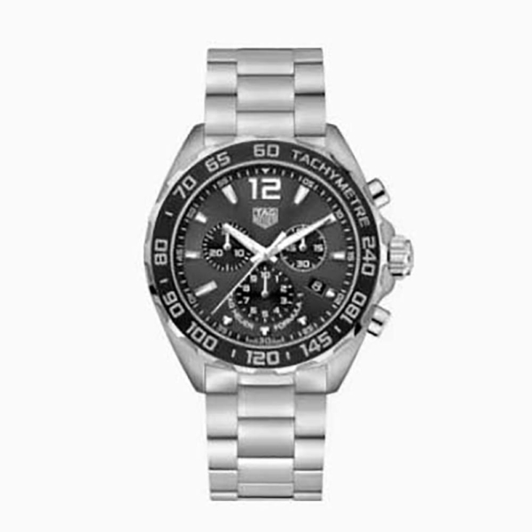 TAG Heuer Men Tag Heuer Formula 1 Quartz Chronograph 43 mm in Steel-Black (1)