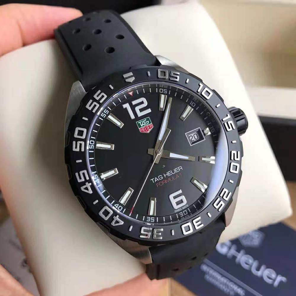 TAG Heuer Men Tag Heuer Formula 1 Quartz Watch 41 mm in Stainless Steel-Black (2)