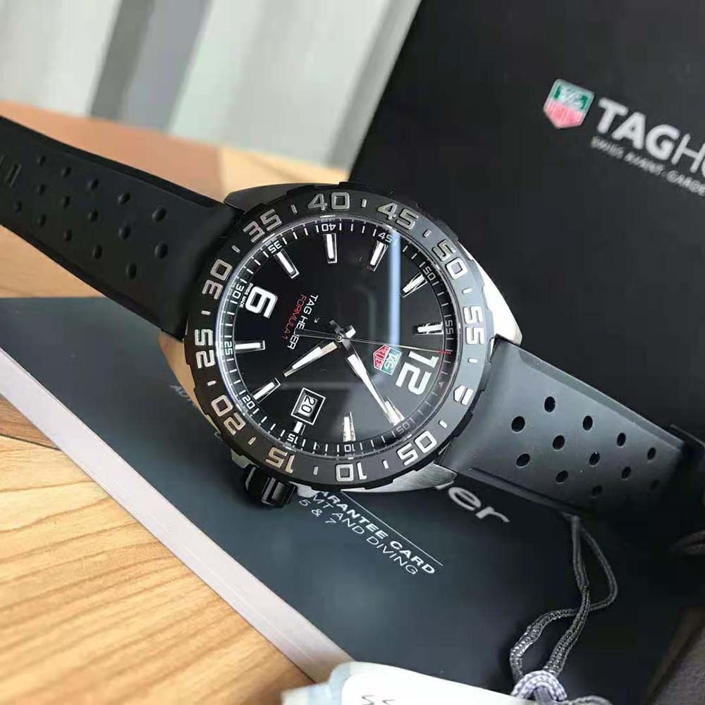 TAG Heuer Men Tag Heuer Formula 1 Quartz Watch 41 mm in Stainless Steel-Black (4)