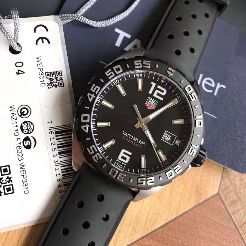 TAG Heuer Men Tag Heuer Formula 1 Quartz Watch 41 mm in Stainless Steel-Black (5)