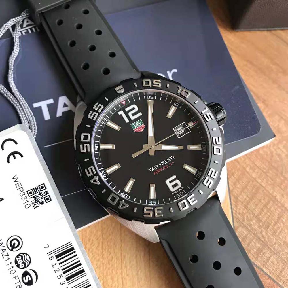 TAG Heuer Men Tag Heuer Formula 1 Quartz Watch 41 mm in Stainless Steel-Black (6)