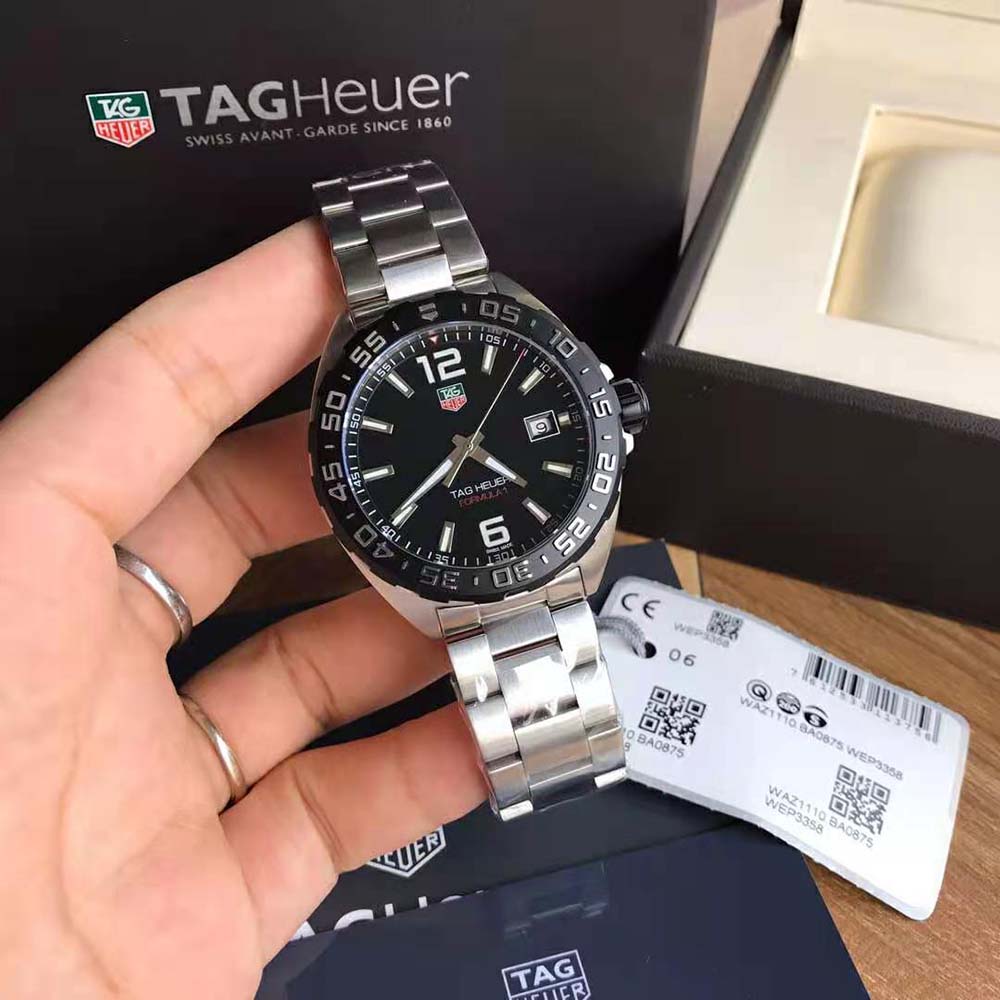 TAG Heuer Men Tag Heuer Formula 1 Quartz Watch 41 mm in Steel-Black (3)