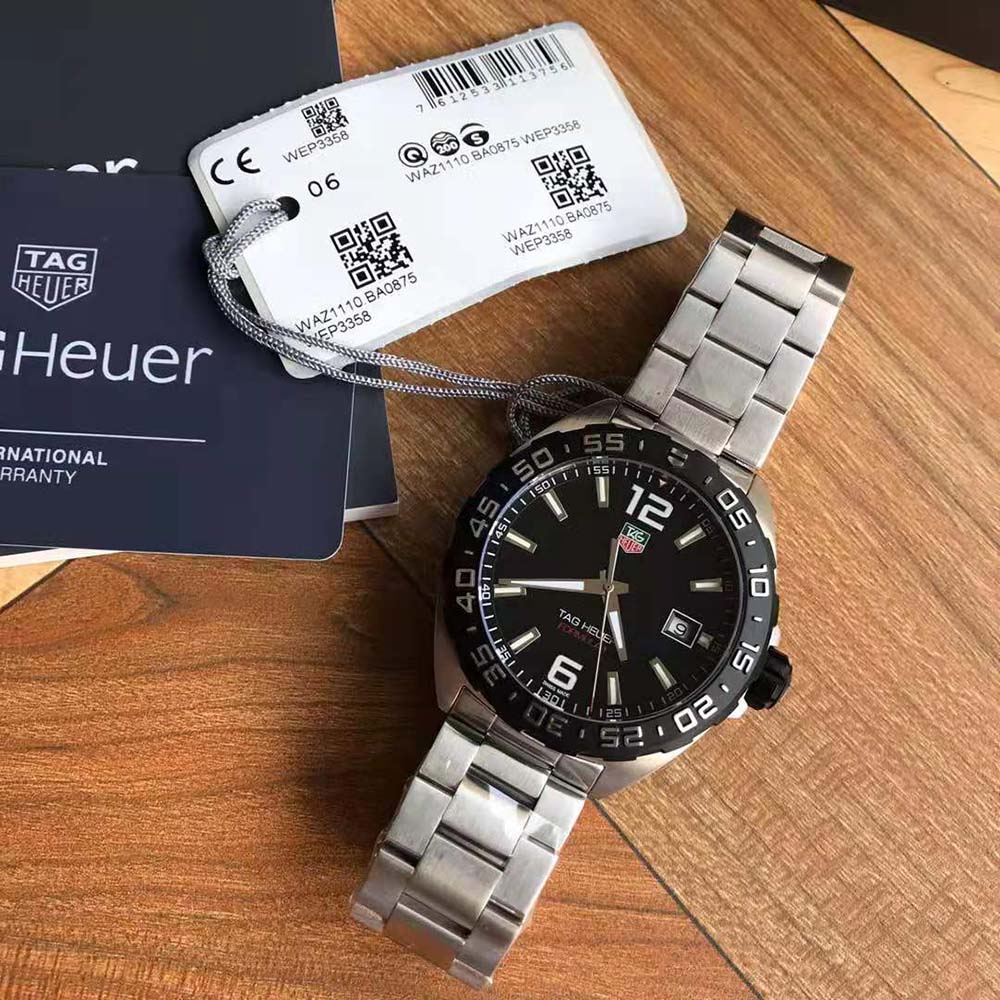 TAG Heuer Men Tag Heuer Formula 1 Quartz Watch 41 mm in Steel-Black (5)