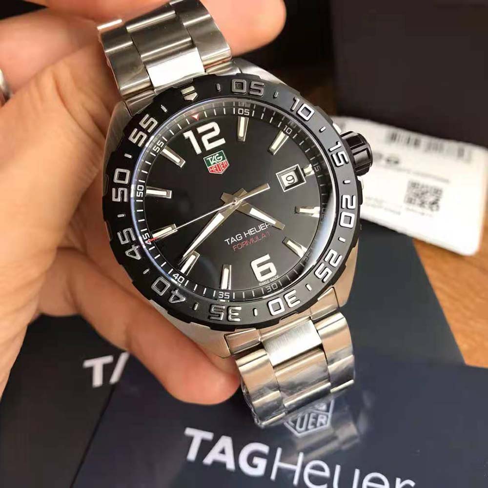 TAG Heuer Men Tag Heuer Formula 1 Quartz Watch 41 mm in Steel-Black (6)