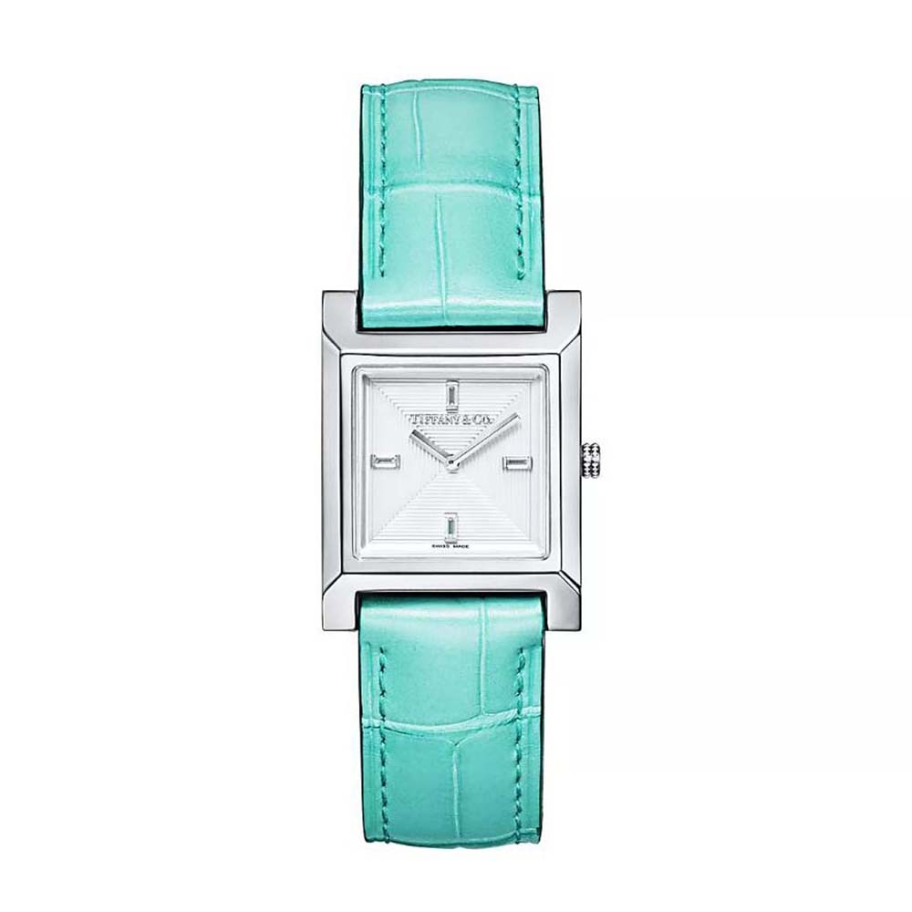 Tiffany 1837 Makers 22 mm Square Watch in Stainless Steel (1)