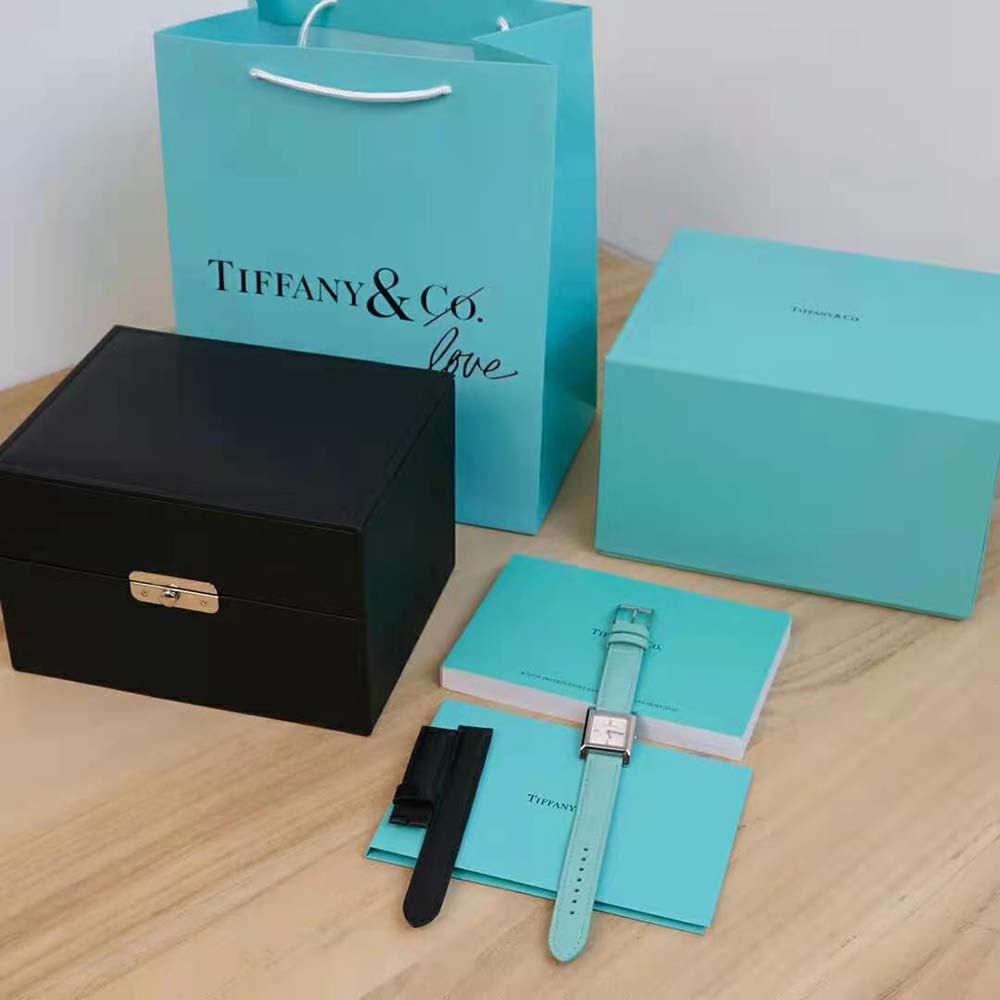 Tiffany 1837 Makers 22 mm Square Watch in Stainless Steel (2)