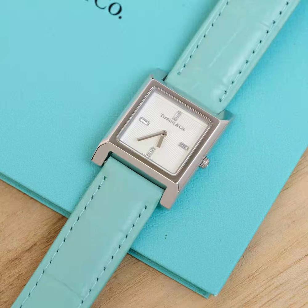 Tiffany 1837 Makers 22 mm Square Watch in Stainless Steel (5)