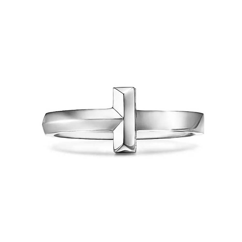 Tiffany T T1 Ring in White Gold 2.5 mm Wide