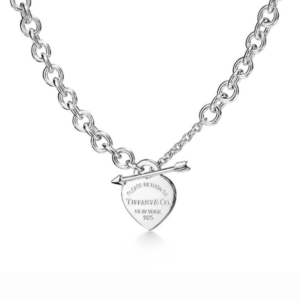 Tiffany Women Lovestruck Heart Tag Necklace in Silver Medium (1)