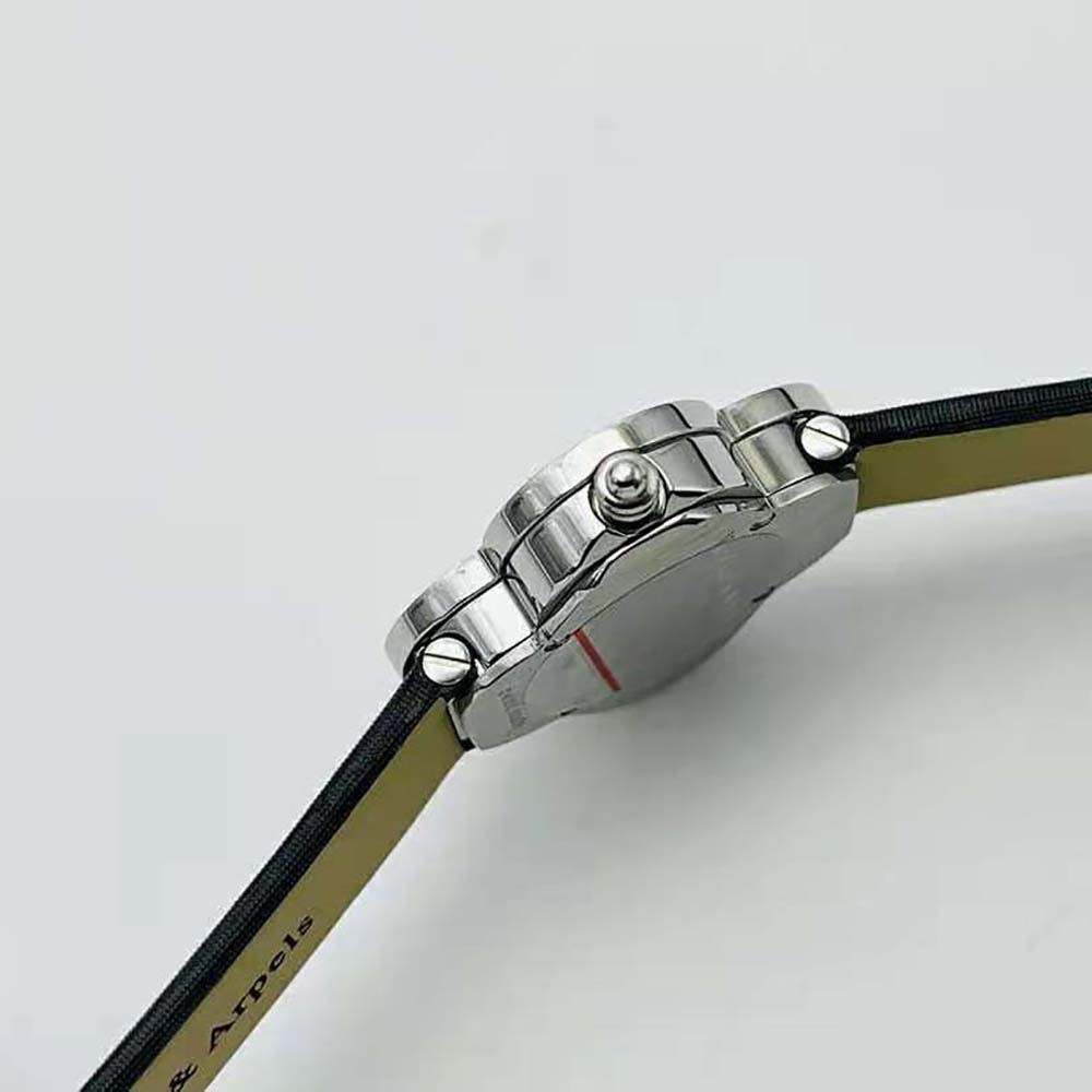 Van Cleef & Arpels Lady Alhambra Watch Medium Model Quartz movement 30 mm in 18K White Gold (7)