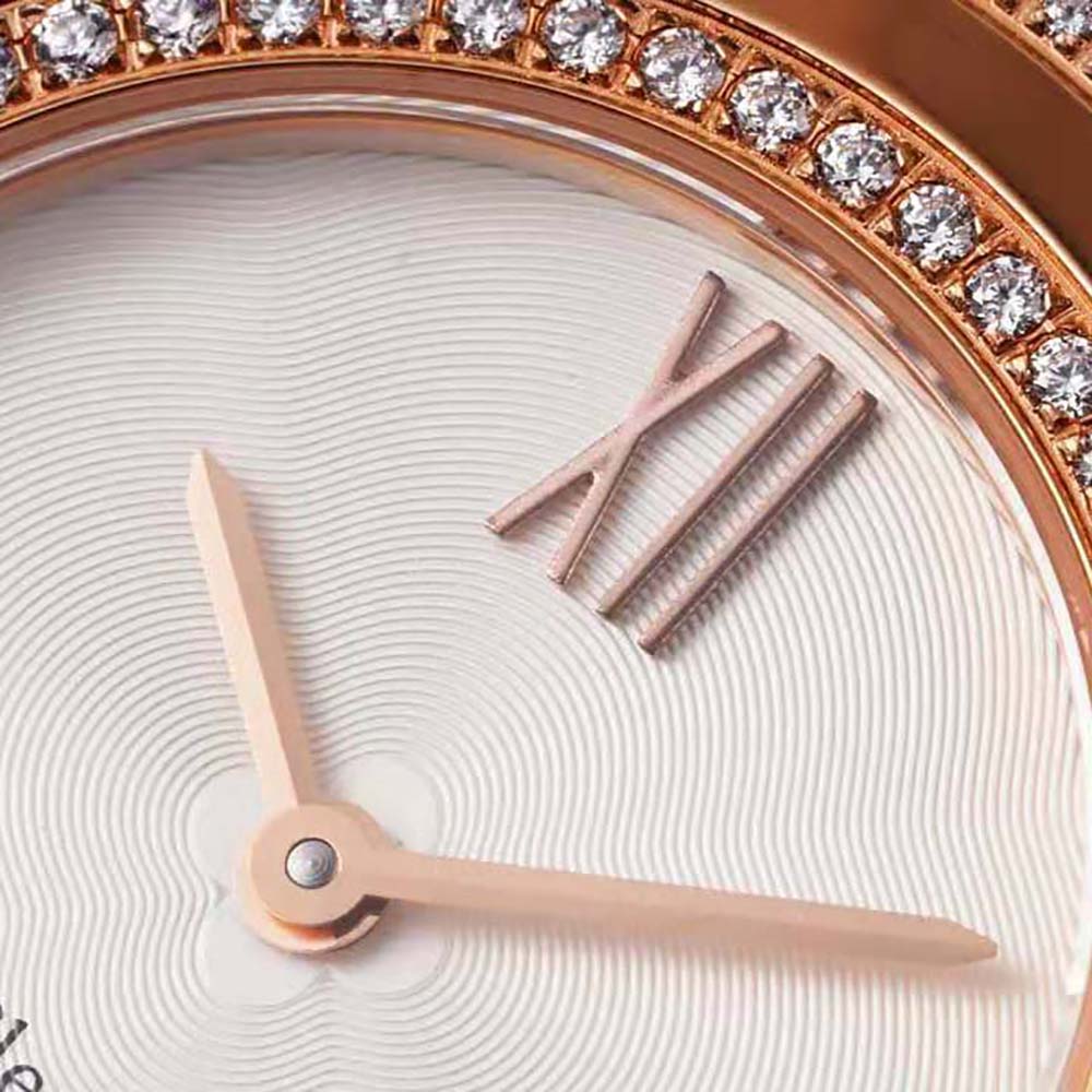 Van Cleef & Arpels Lady Charms Watch Quartz Movement 25 mm in Rose Gold-White (3)