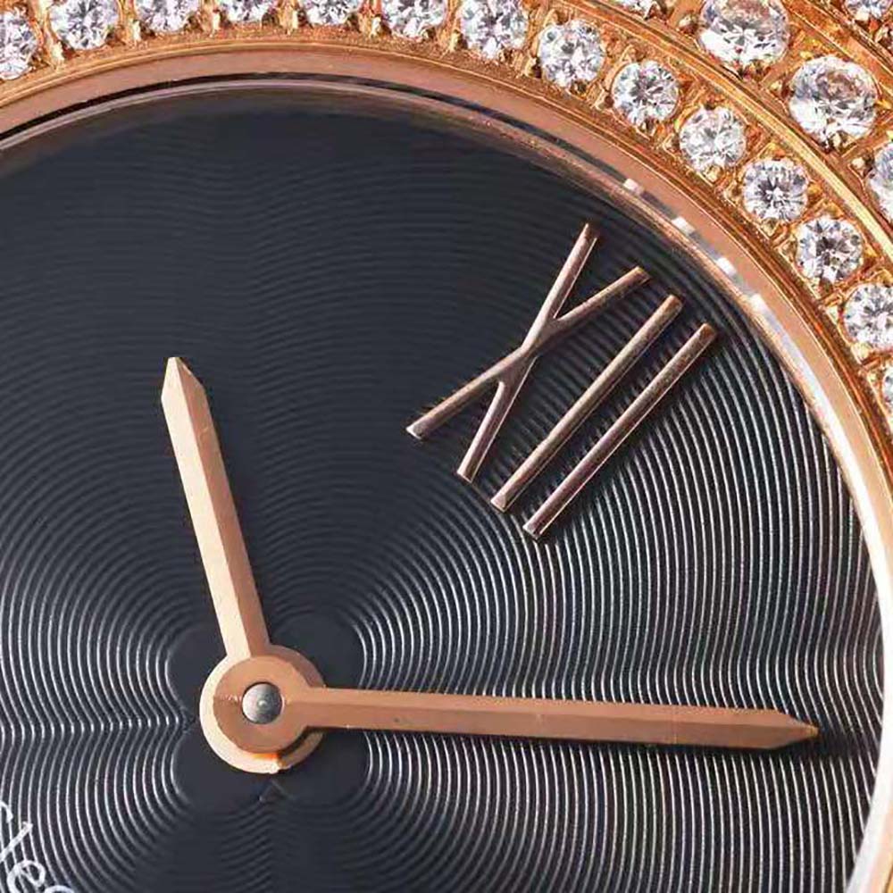 Van Cleef & Arpels Lady Charms Watch Quartz Movement 25 mm in Rose Gold and Diamond-Black (4)