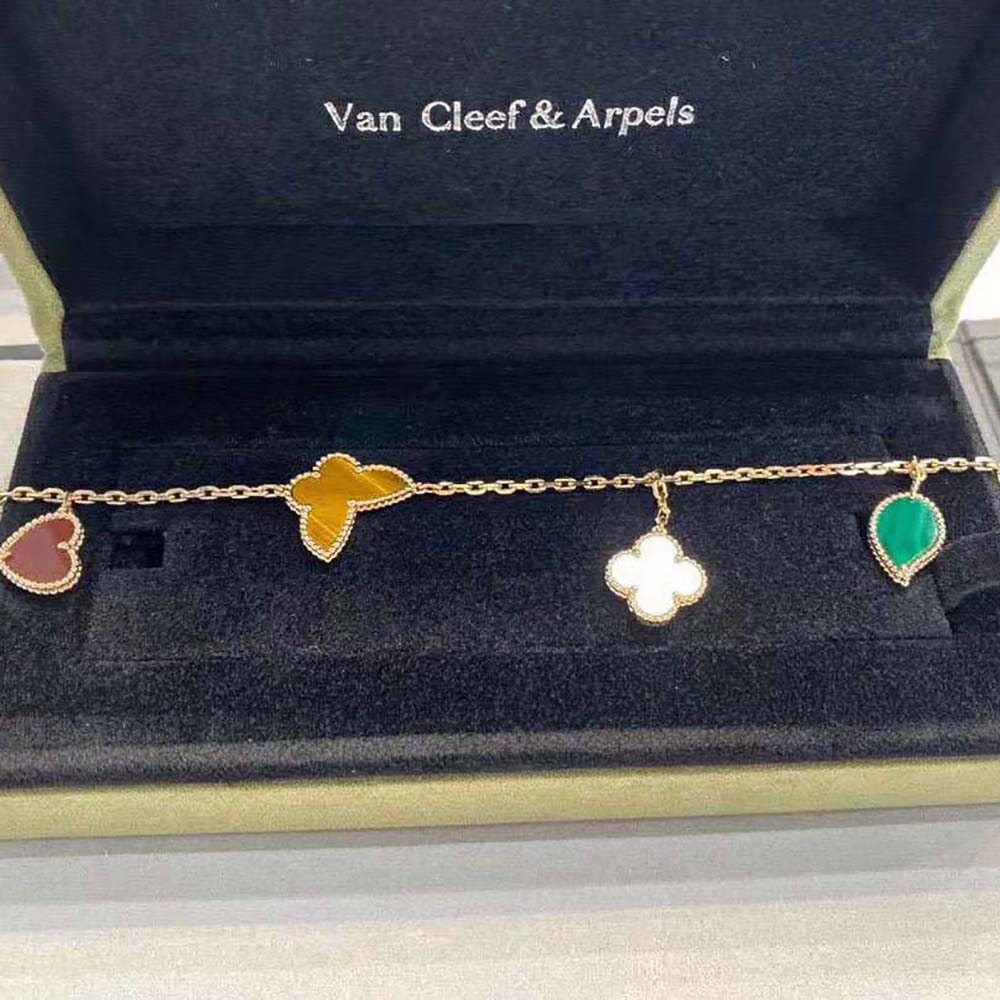 Van Cleef & Arpels Lady Lucky Alhambra Bracelet 4 Motifs (5)