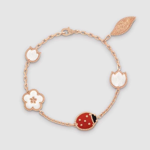 Van Cleef & Arpels Lady Lucky Spring Bracelet 5 Motifs (1)