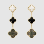 Van Cleef & Arpels Lady Magic Alhambra Earrings 3 Motifs