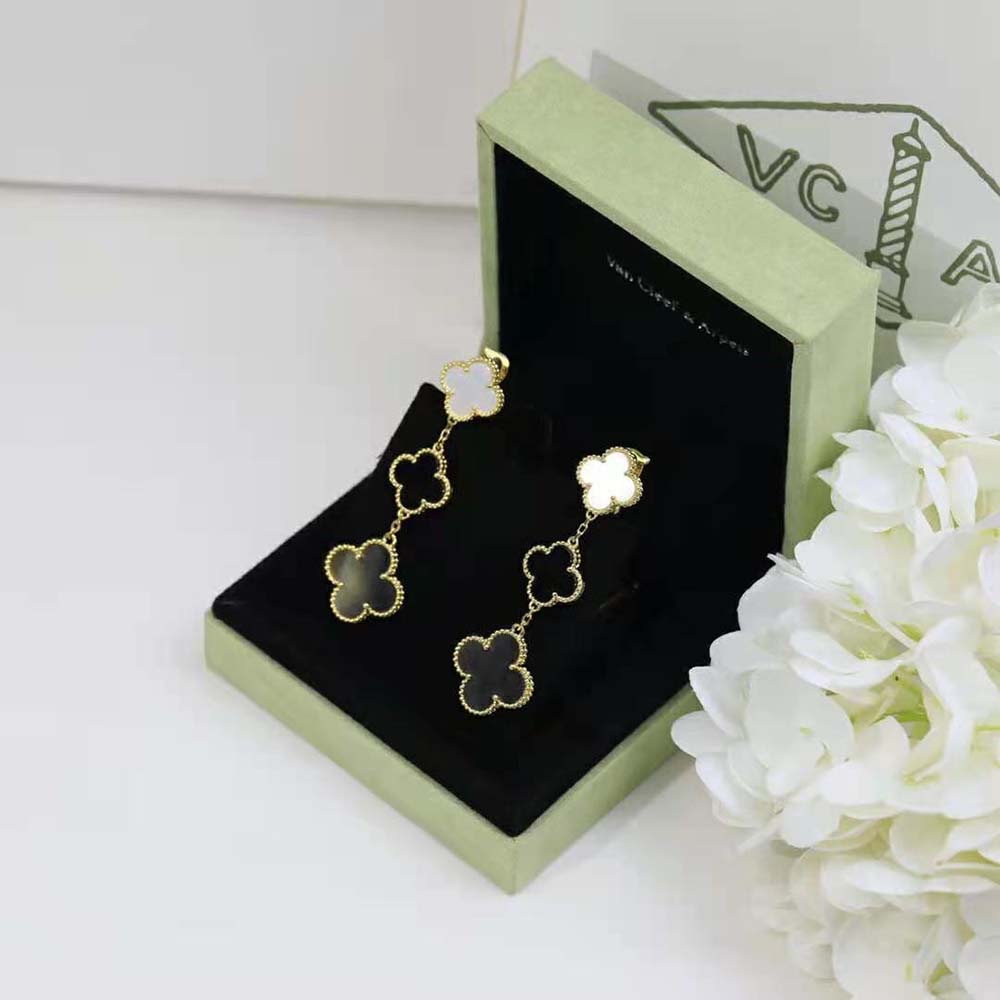 Van Cleef & Arpels Lady Magic Alhambra Earrings 3 Motifs (6)