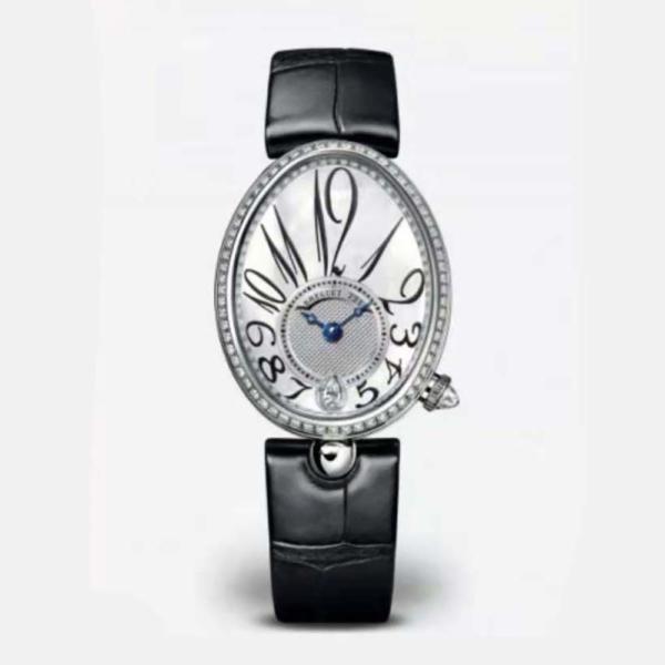 Van Cleef & Arpels Lady Reine De Naples 8918 Self-winding in White Gold-Black (1)