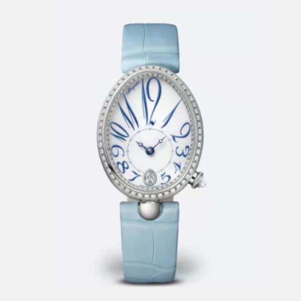 Van Cleef & Arpels Lady Reine De Naples 8918 Self-winding in White Gold-Blue (1)