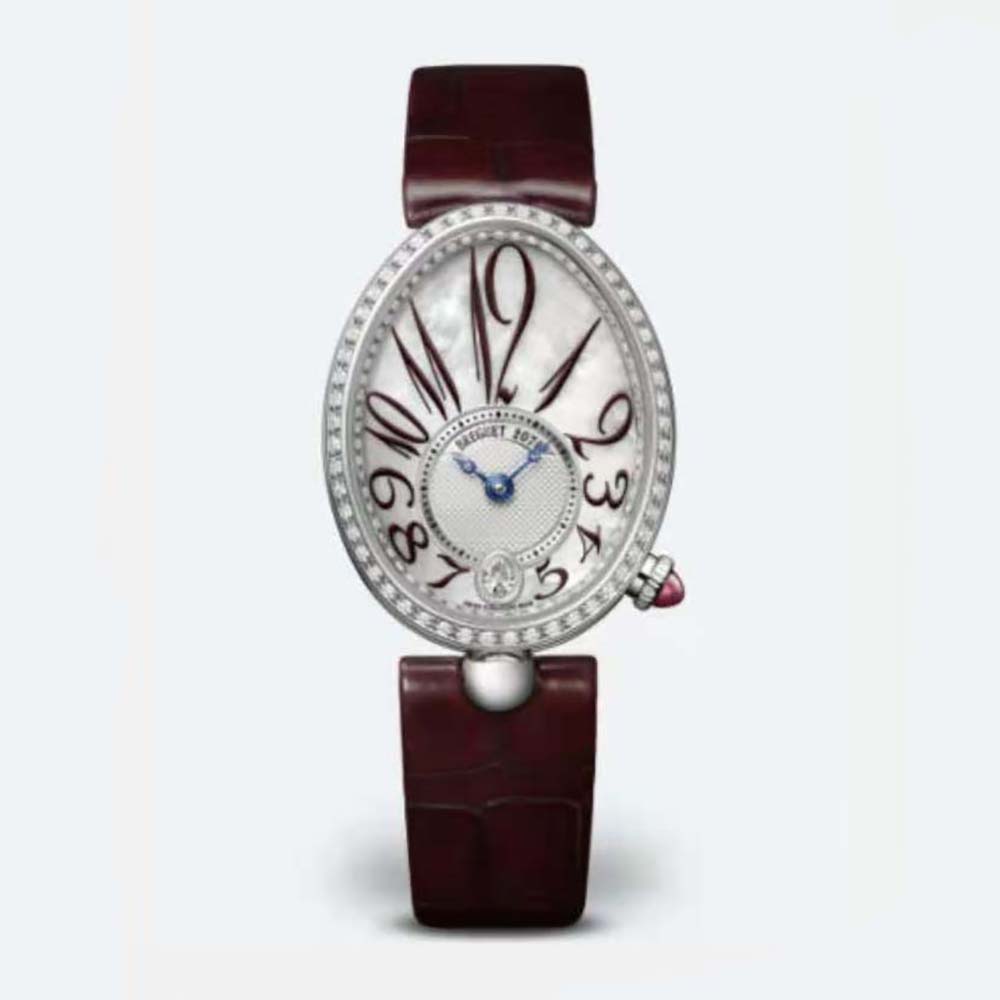 Van Cleef & Arpels Lady Reine De Naples 8918 Self-winding in White Gold-Red (1)