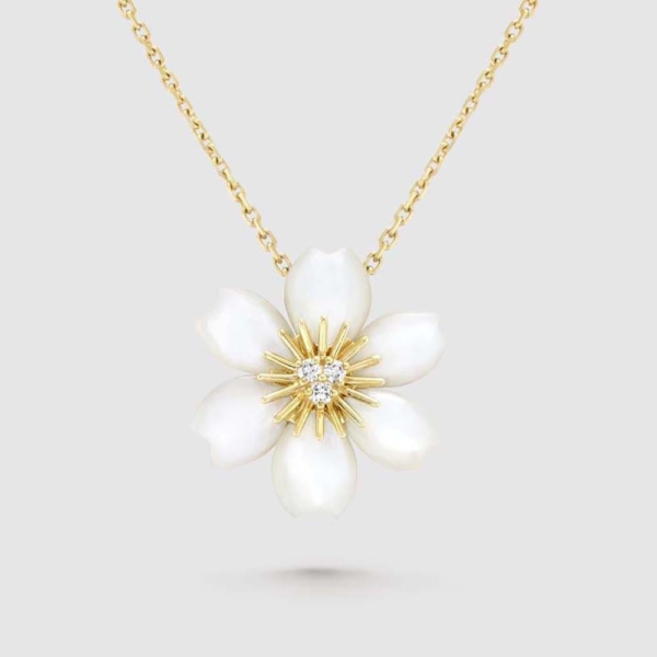 Van Cleef & Arpels Lady Rose de Noël Pendant Mini Model (1)