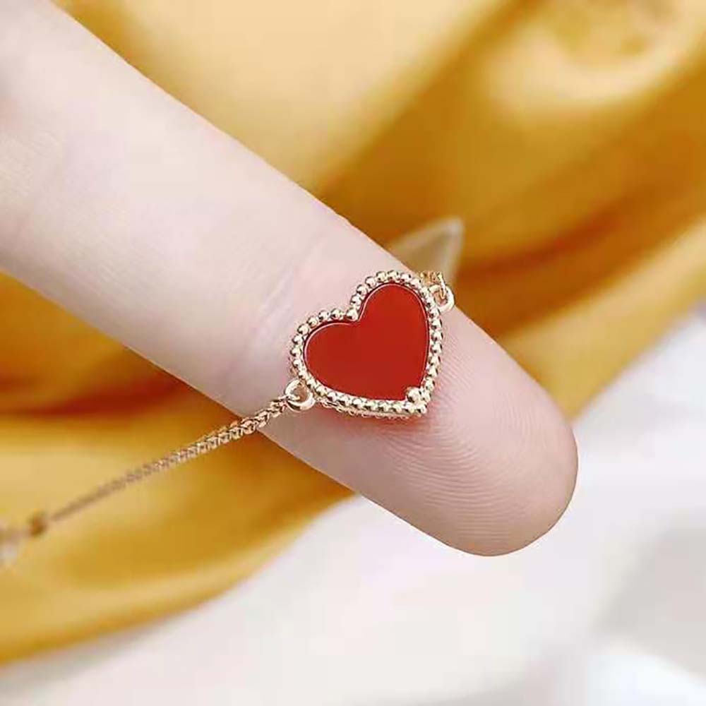 Van Cleef & Arpels Lady Sweet Alhambra Heart Bracelet (8)