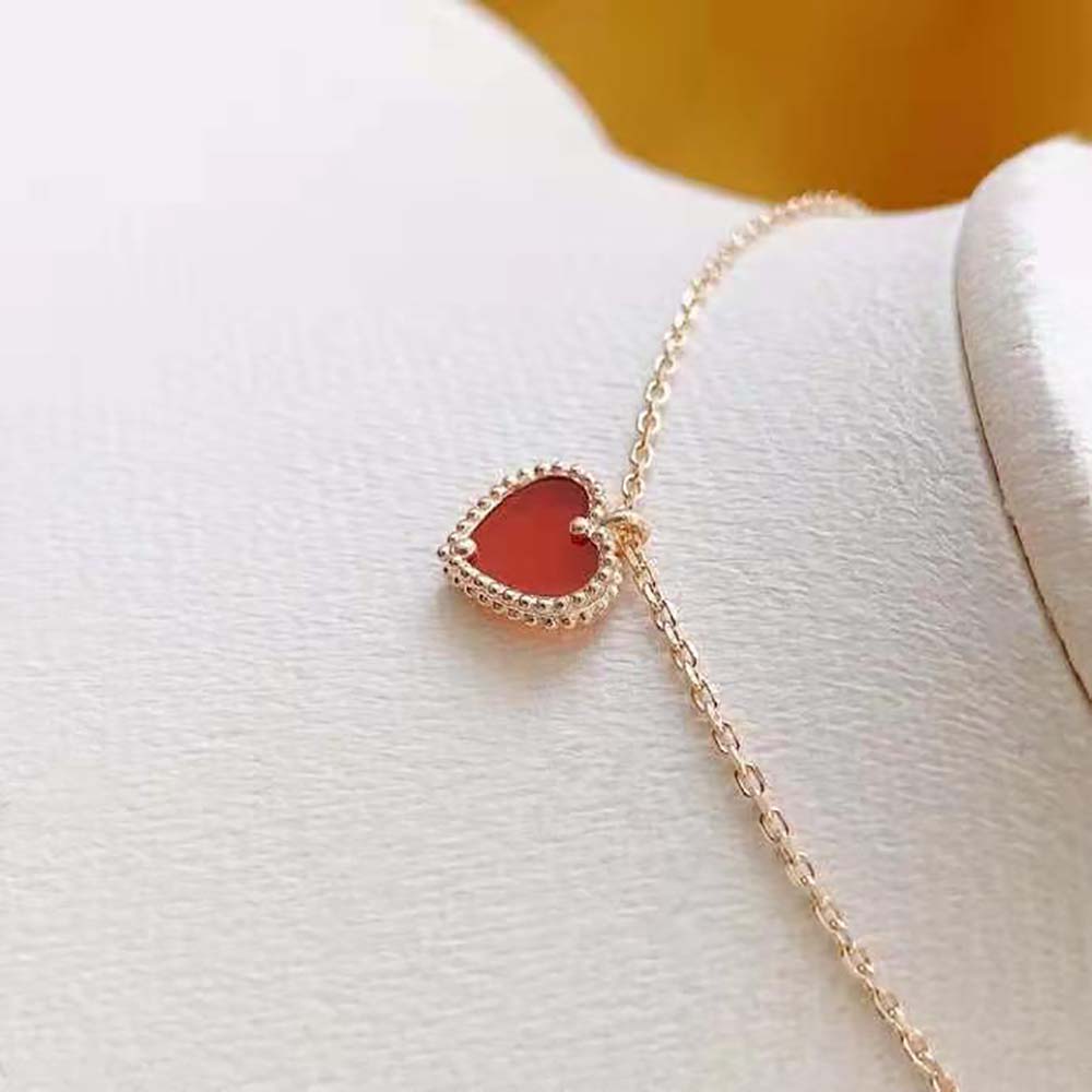 Van Cleef & Arpels Lady Sweet Alhambra Heart Pendant (8)