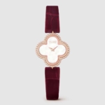 Van Cleef & Arpels Lady Sweet Alhambra Watch 23 mm in 18K Rose Gold-White