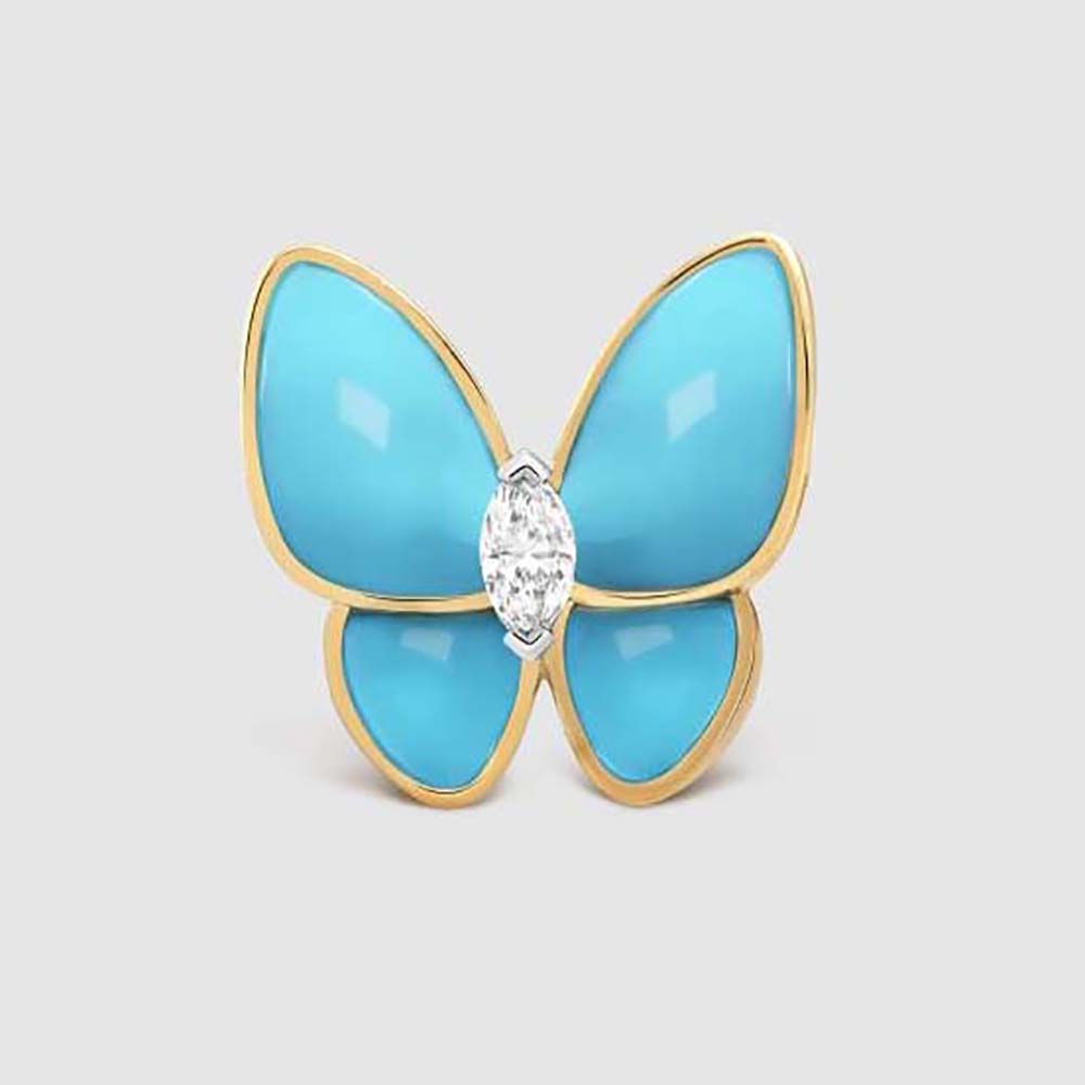 Van Cleef & Arpels Lady Two Butterfly Earrings