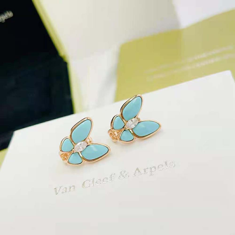 Van Cleef & Arpels Lady Two Butterfly Earrings (2)