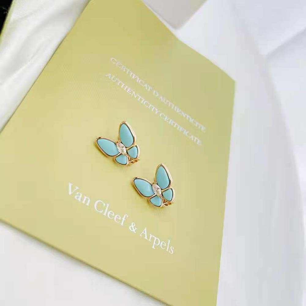 Van Cleef & Arpels Lady Two Butterfly Earrings (3)