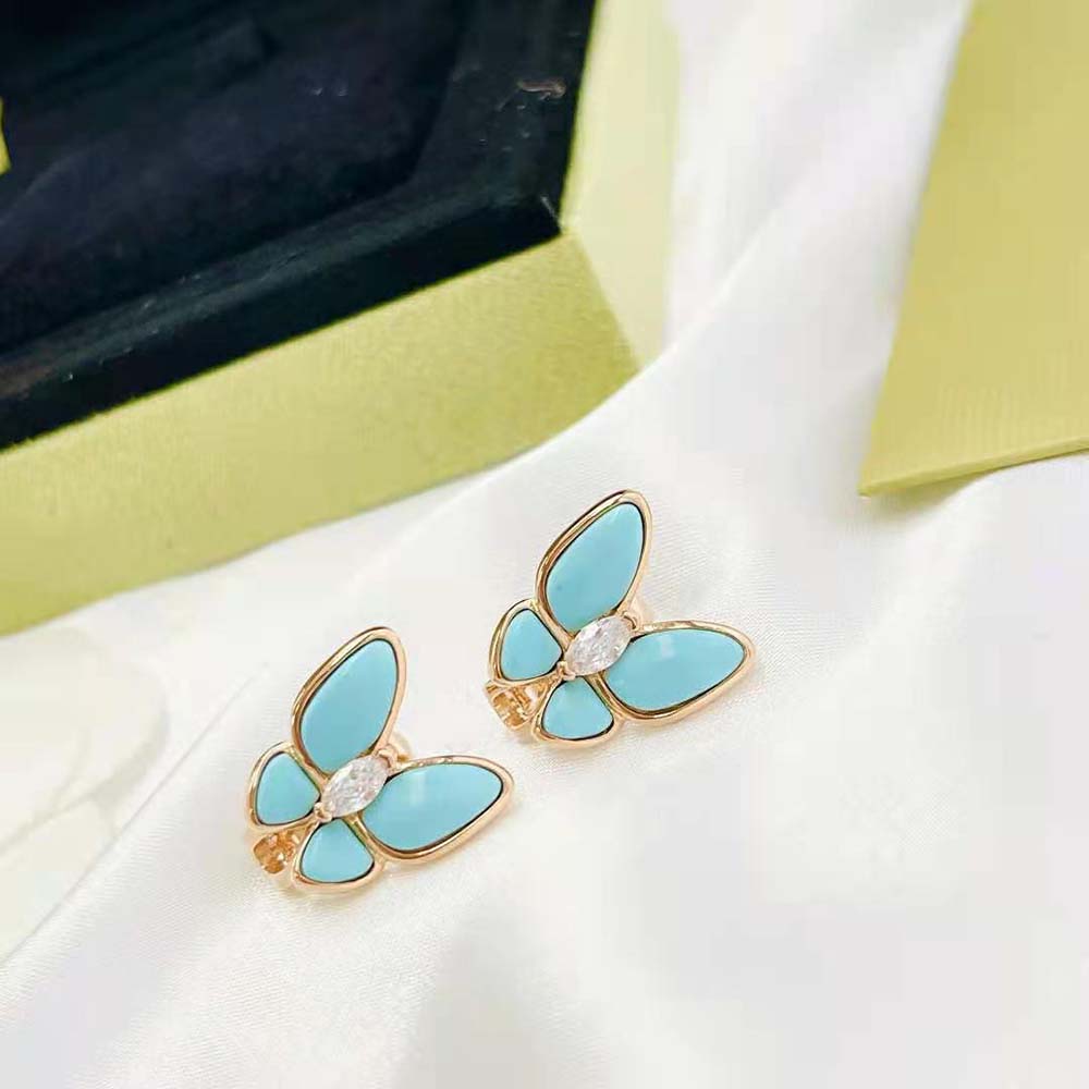 Van Cleef & Arpels Lady Two Butterfly Earrings (5)