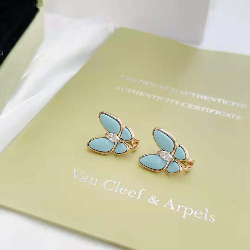 Van Cleef & Arpels Lady Two Butterfly Earrings (6)