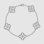 Van Cleef & Arpels Lady Vintage Alhambra Bracelet 5 Motifs