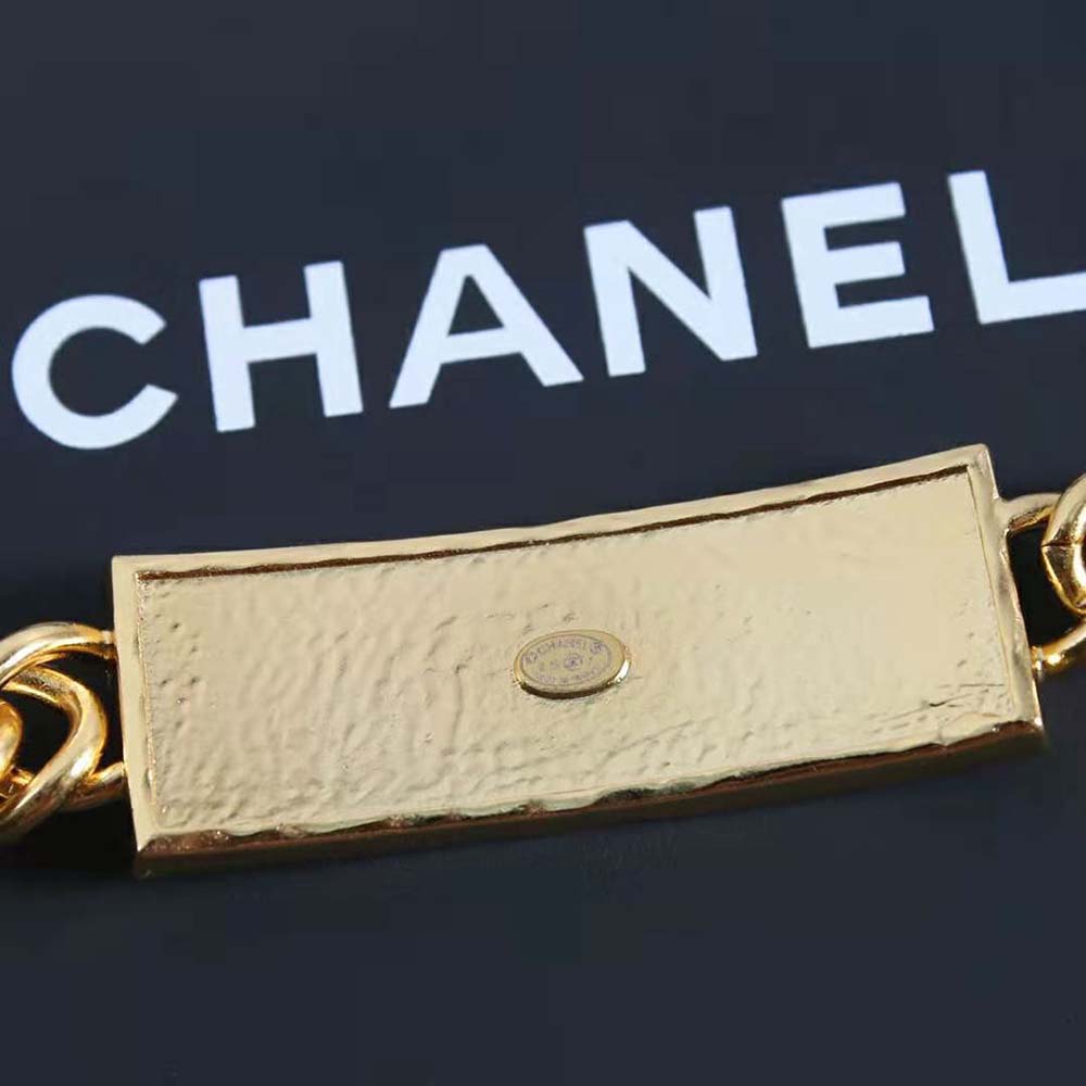 Chanel Women Choker in Gold & Black (7)