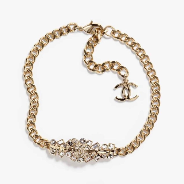 Chanel Women Choker in Metal & Strass (1)