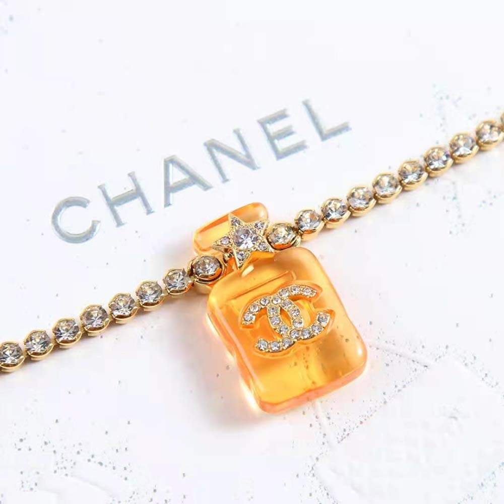 Chanel Women Necklace in Metal Resin & Strass (6)