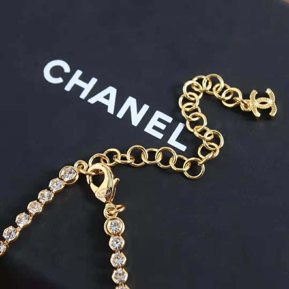 Chanel Women Necklace in Metal Resin & Strass (8)