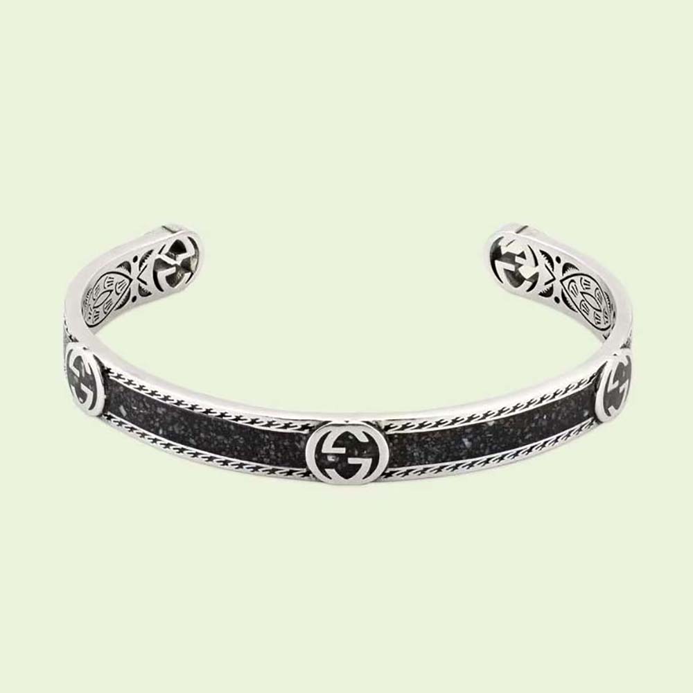 Gucci Women Bracelet with Interlocking G in Silver