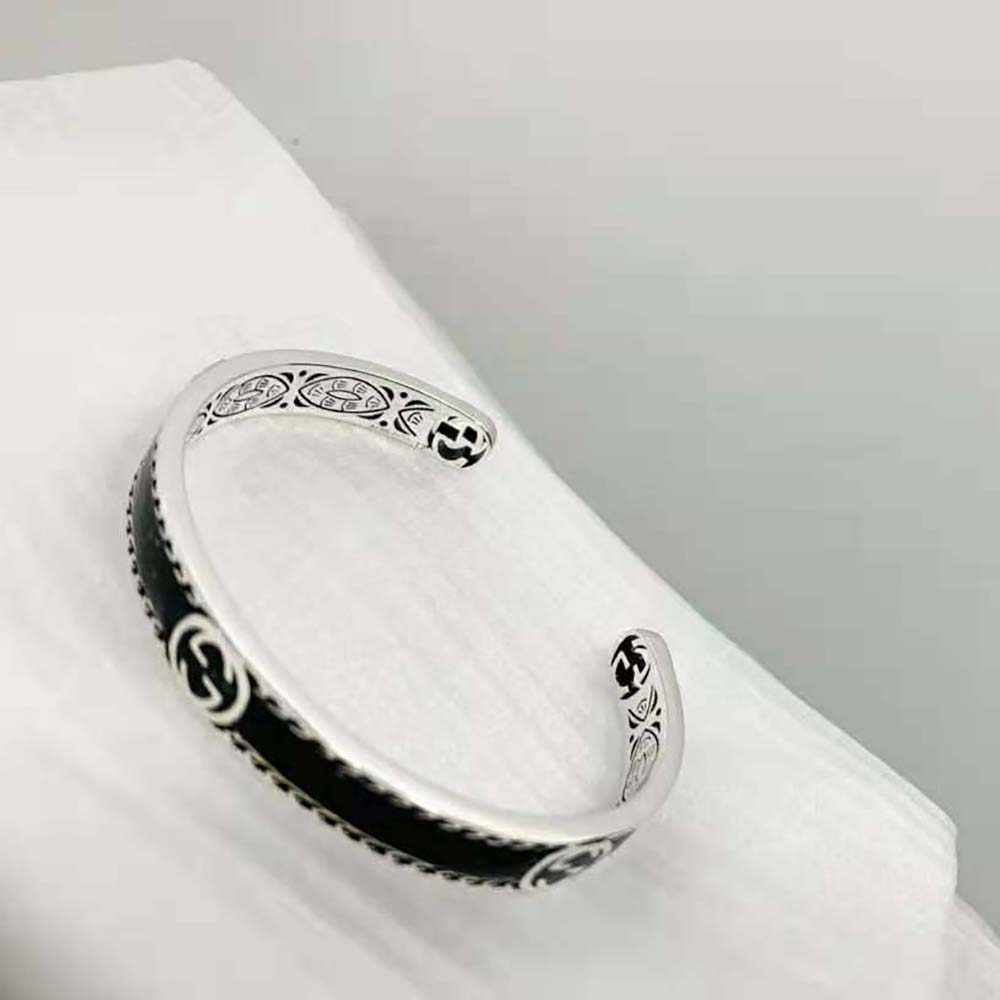 Gucci Women Bracelet with Interlocking G in Silver (4)