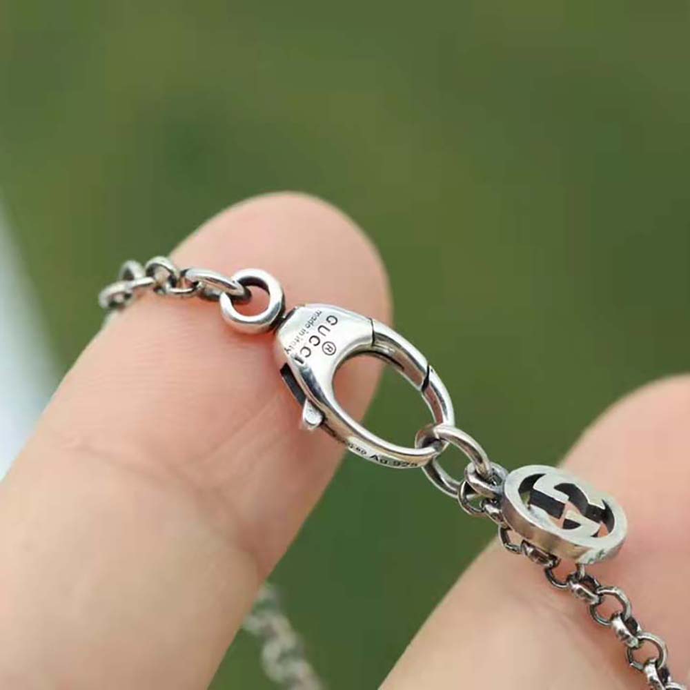 Gucci Women Double G Key Bracelet in Silver (7)