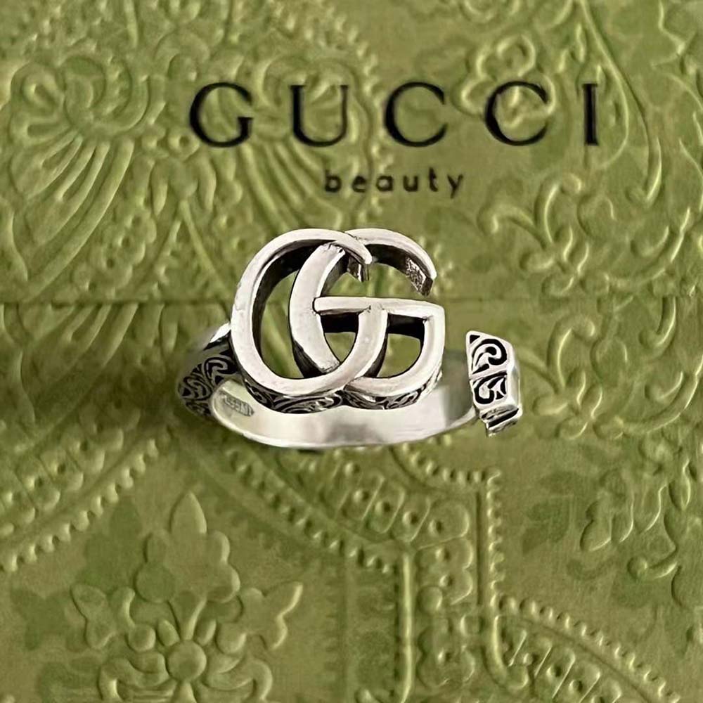 Gucci Women Double G Key Ring in Silver (7)