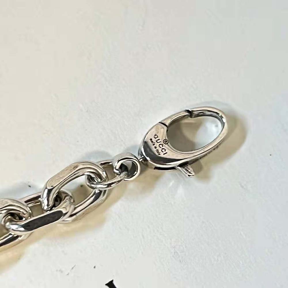 Gucci Women Interlocking G Bracelet in 925 Sterling Silver (8)