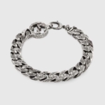 Gucci Women Interlocking G Chain Bracelet in Silver