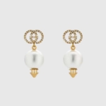 Gucci Women Interlocking G Earrings with Pearl