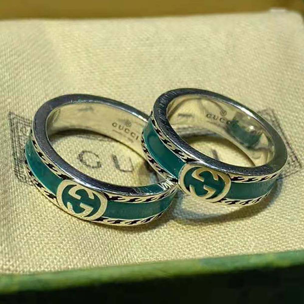 Gucci Women Ring with Iinterlocking G in Silver (3)