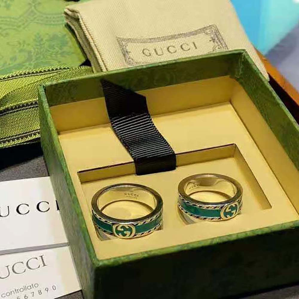 Gucci Women Ring with Iinterlocking G in Silver (4)