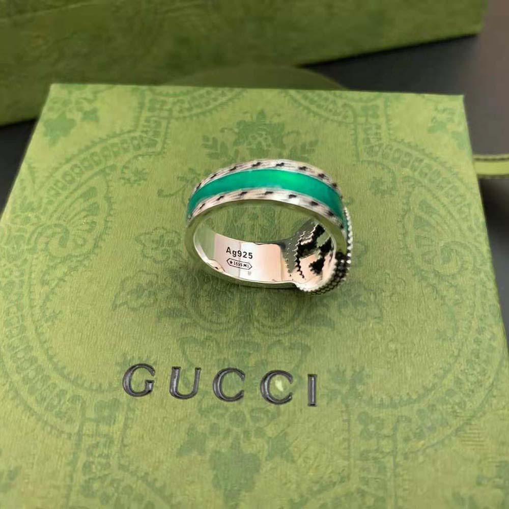 Gucci Women Ring with Interlocking G in Silver (4)