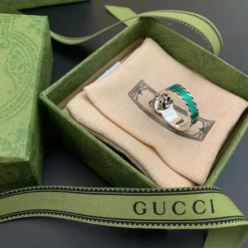 Gucci Women Ring with Interlocking G in Silver (9)